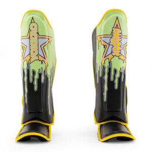 YOKKAO BLEEDING SHIN GUARDS GREEN