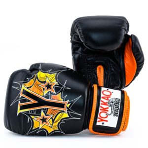 YOKKAO PAD THAI BOXING GLOVES BLACK