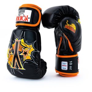 YOKKAO PAD THAI BOXING GLOVES BLACK