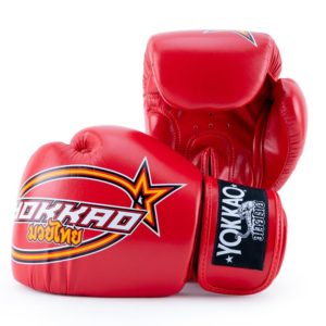 YOKKAO VERTICAL BOXING GLOVES RED (SOLD OUT)