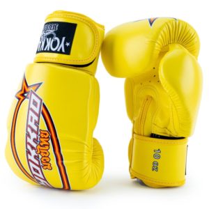 YOKKAO VERTICAL BOXING GLOVES YELLOW