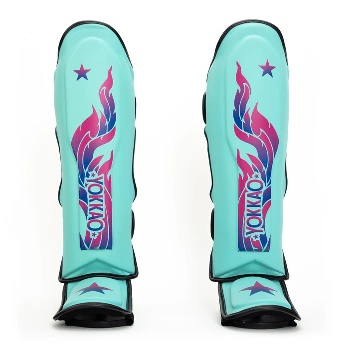 YAKKAO THE FLAME SHIN GUARDS TIFFANY